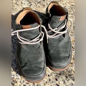 Olukai Kameula Blue leather shoes Size 11 or 44.5 European